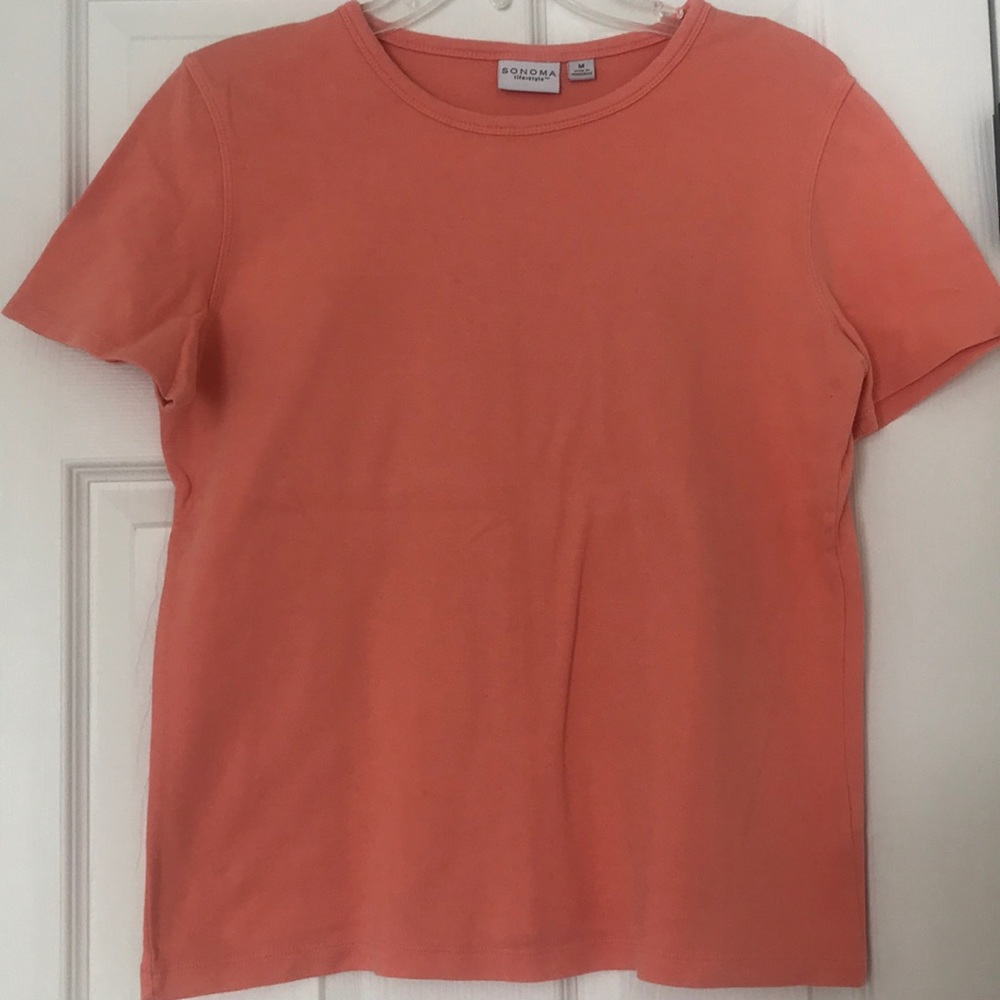 😍CUTE IN CORAL T-SHIRT😍